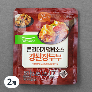 풀무원 큰건더기 덮밥소스 강된장두부, 170g, 2개