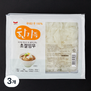 일가 한가득 초절임무, 3kg, 3개