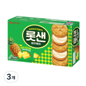 롯데웰푸드 롯데샌드 오리지널, 3개, 315g