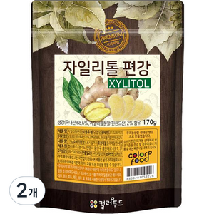 colofood 자일리톨 편강, 2개, 170g