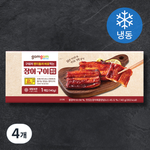 구워져 렌지돌려 바로먹는 장어 구이 (매콤한 맛), 140g, 4개