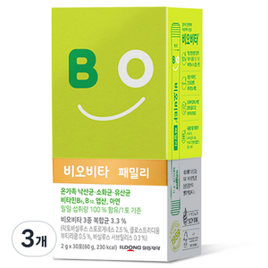 비오비타 패밀리 유산균, 60g, 3개