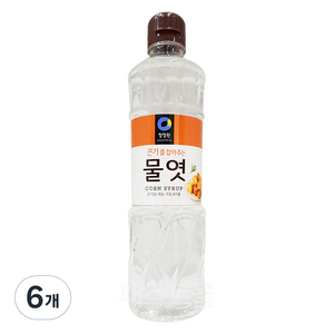 청정원 물엿, 700g, 6개