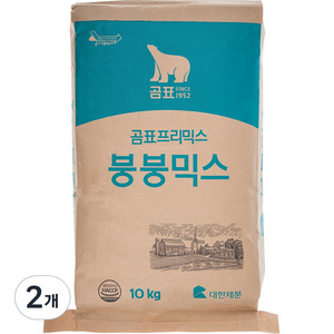 곰표 붕붕믹스, 2개, 10kg