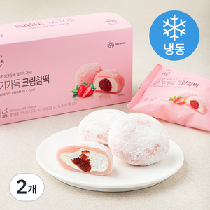 복음자리 딸기가득 크림 찰떡 6개입 (냉동), 360g, 2개