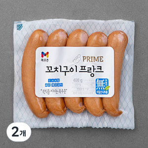 목우촌 프라임 꼬치구이 프랑크 소시지, 400g, 2개