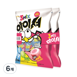 오리온 3 MIX 아이셔, 6개, 276g