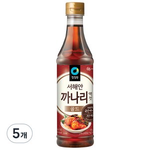 청정원 까나리 액젓 골드, 1kg, 5개