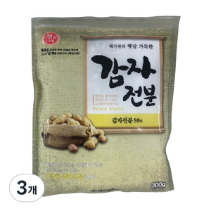 해가원 햇살나래 감자전분, 300g, 3개