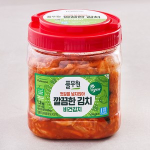 풀무원 깔끔한 비건김치 PET, 1.2kg, 1개