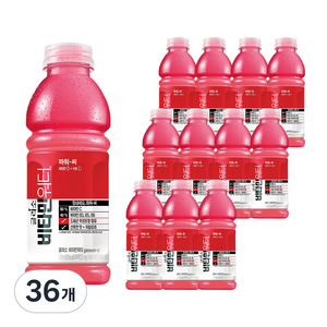 글라소비타민워터 비타민워터 파워씨, 500ml, 36개