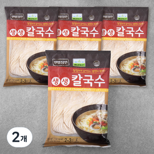 칠갑농산 생생칼국수 4개입, 1600g, 2개