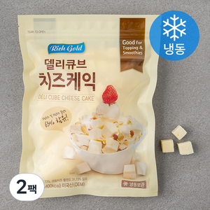 리치골드 델리큐브 치즈케익 (냉동), 430g, 2팩