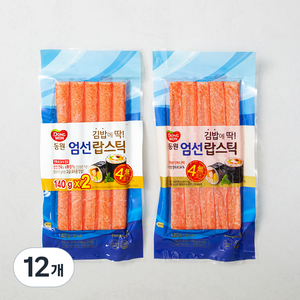 동원 엄선 랍스틱, 140g, 12개