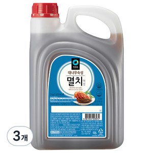 청정원 대나무숙성 멸치액젓, 5kg, 3개