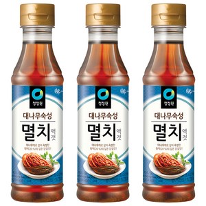 청정원 대나무숙성 멸치액젓, 500g, 3개