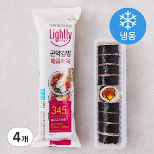 라이틀리 매콤제육 곤약김밥 (냉동), 220g, 4개