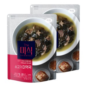 더미식 소고기미역국, 350g, 2개