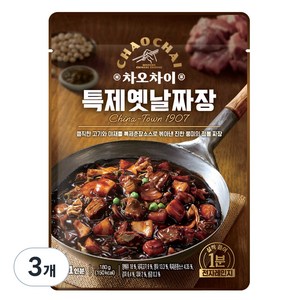 차오차이 특제옛날짜장, 180g, 3개