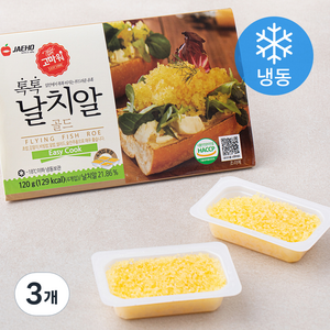 고마워 톡톡 날치알 골드 4개입 (냉동), 120g, 3개