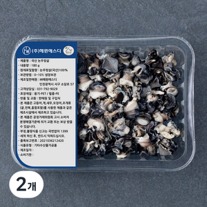 살맛나요 국내산 논 우렁살 (냉장), 180g, 2개