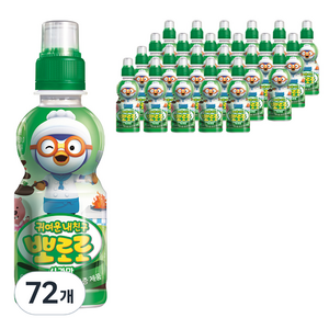 팔도 뽀로로 사과맛 어린이음료 235ml, 72개