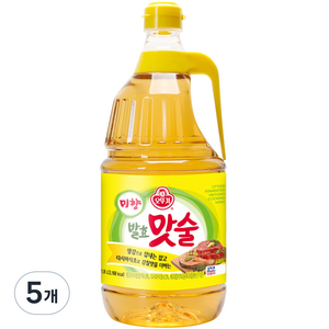 오뚜기 미향 발효 맛술, 1.8L, 5개