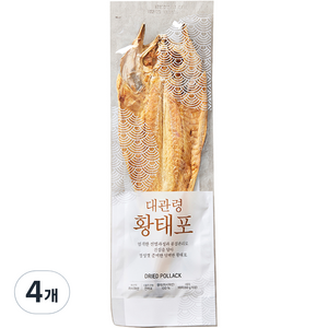 대관령 황태포, 60g, 4개