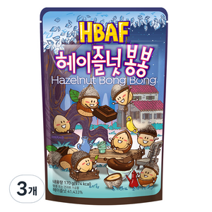 바프 헤이즐넛 봉봉, 170g, 3개