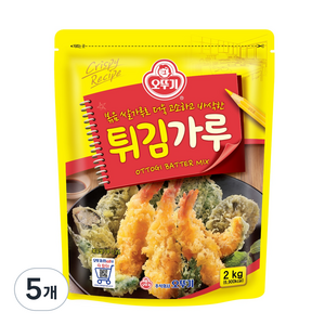 오뚜기 튀김가루, 2kg, 5개