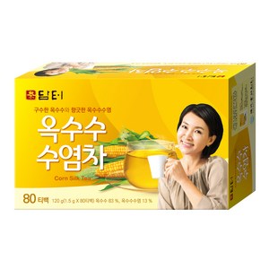 담터 옥수수수염차 티백, 1.5g, 80개입, 1개