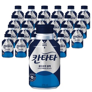 칸타타 콜드브루 블랙, 275ml, 24개