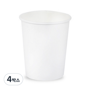 더빈썸 무지 종이컵 300ml, 100개, 4개