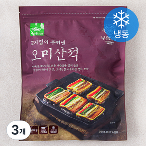 사옹원 부침명장 꼬지없이 부쳐낸 오미산적 (냉동), 450g, 3개