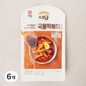 다담 국물 떡볶이 양념, 145g, 6개