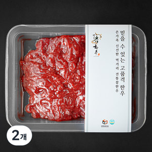 전통참한우 1등급 다짐육 (냉장), 250g, 2개