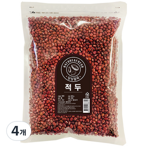 싱싱잡곡 적두 팥, 800g, 4개