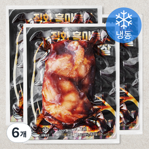 직화 흑마늘맛 통다리살 (냉동), 120g, 6개