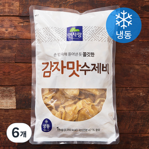 면사랑 감자맛 수제비 (냉동), 1kg, 6개