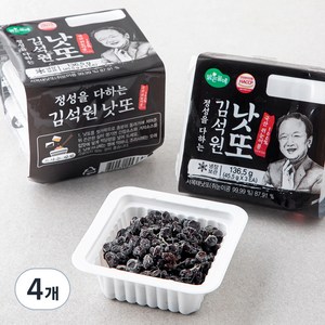 맑은물에 김석원 쥐눈이콩 낫또 6개입, 136.5g, 4개