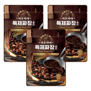 차오차이 특제짜장 소스, 165g, 3개