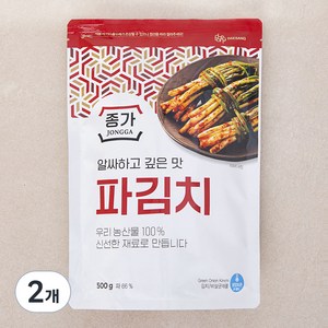 종가 파김치, 500g, 2개