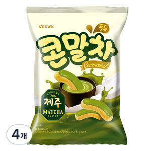 크라운 콘말차, 4개, 66g