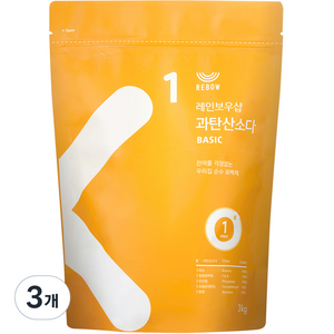 참자연 과탄산소다 산소계표백제, 3kg, 3개