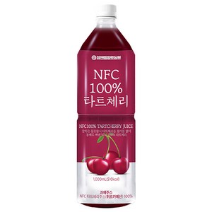 참앤들황토농원 NFC 착즙 타트체리주스, 1L, 1개