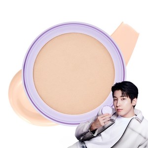 더페이스샵 잉크래스팅 쿠션 메쉬 글로우 리필 12g, V201 애프리콧 베이지, 1개