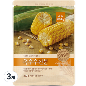 배대감 옥수수전분, 350g, 3개