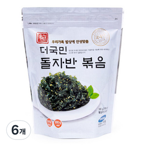 더국민 돌자반 볶음, 300g, 6개