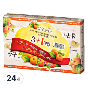 살구맛사지 비누, 100g, 24개