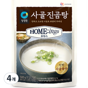 호밍스 사골진곰탕, 500g, 4개